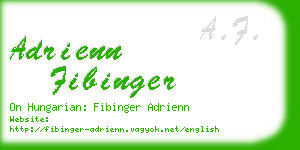 adrienn fibinger business card